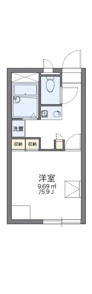 レオパレスピボットハイムCの間取り画像