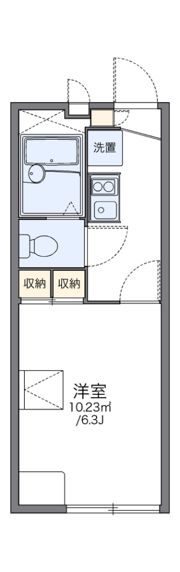 レオパレスブレスブライトの間取り画像