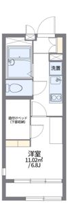 レオパレスミレイユ本町の間取り画像