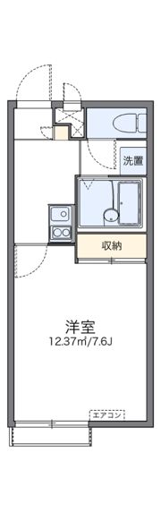 レオパレスルーエ長田の間取り画像