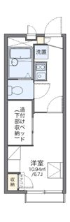 レオパレスサン六甲Bの間取り画像