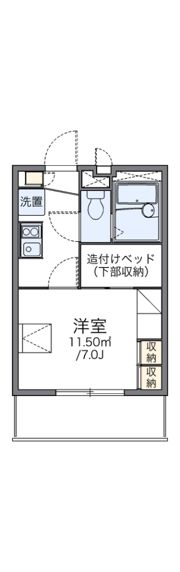 レオパレスシャンテの間取り画像