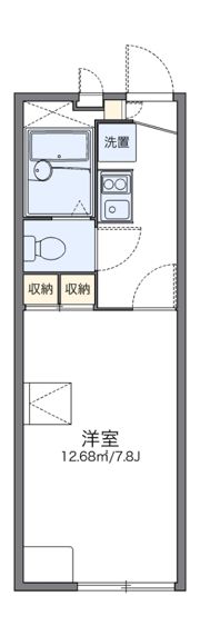 レオパレス三田ウチダ4号館の間取り画像