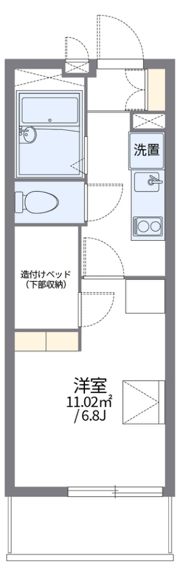 レオパレスたかの間取り画像