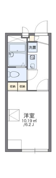 レオパレスハーバー東出町の間取り画像