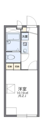 レオパレスハーバー東出町の間取り画像