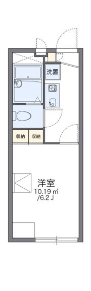 レオパレスウエストサイドの間取り画像