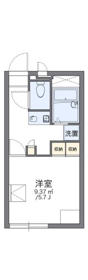 レオパレスクレール籠池の間取り画像