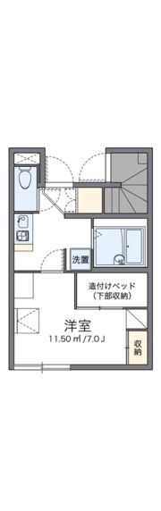 レオパレスクレスト御影の間取り画像
