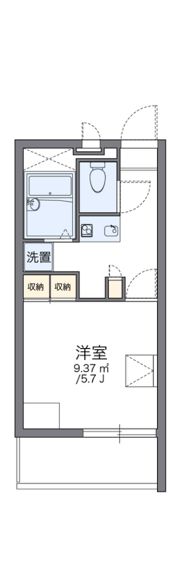 レオパレスRyusei中道通の間取り画像
