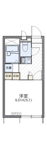 レオパレスSEIZANの間取り画像