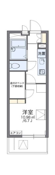 レオパレスSUSANOの間取り画像