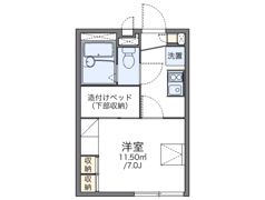レオパレスアカネの間取り画像