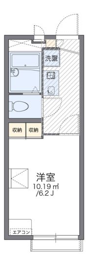 レオパレスアプリコット片山の間取り画像