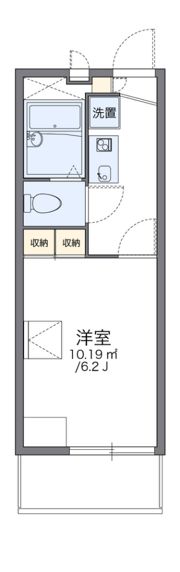 レオパレスDreamSeedIの間取り画像