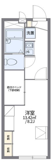 レオパレスMaeda2の間取り画像