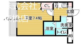 AILE京橋の間取り画像