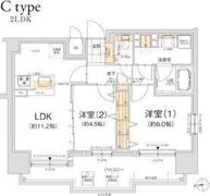 エスリード ザ・グラン上本町の間取り画像
