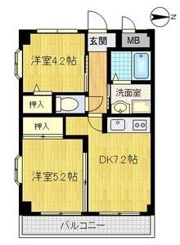 ファイブコート今川の間取り画像