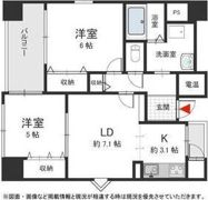 abitare Naniwa Inariの間取り画像