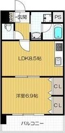 サザンパークスの間取り画像