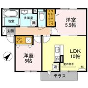 ベルデュールの間取り画像