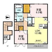 ルアーナ A棟の間取り画像