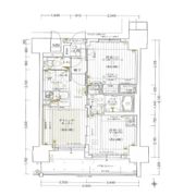 エステムプラザ大手前エヴァースの間取り画像