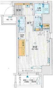 レオンコンフォート弁天町の間取り画像