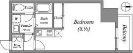 ADWResidence松屋町の間取り画像