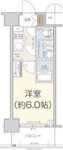 エスリード弁天町桜通レジデンスの間取り画像