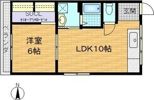 昌栄ハイツの間取り画像