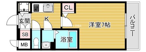 エスリード京橋WESTの間取り画像