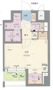 ラナップスクエア難波南の間取り画像