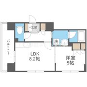 エル・セレーノ上本町レジデンスの間取り画像