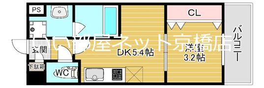 La CASA 京橋の間取り画像