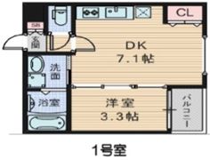 Sunglow朝潮橋の間取り画像