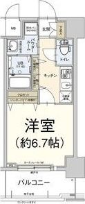 エスリード弁天町南の間取り画像