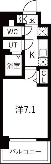 MELDIA CREST 大阪ベイ SOL TERRACEの間取り画像
