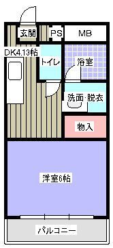 ファミール錦水の間取り画像