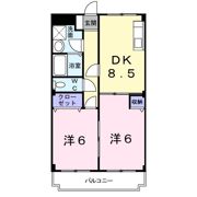 コーポニシヨシの間取り画像