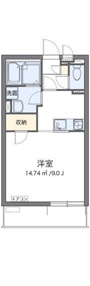 クレイノコミンチャーレドゥーエの間取り画像