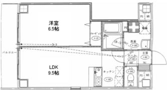 ルミエール難波の間取り画像