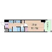 ジュネーゼグラン難波ミラージュの間取り画像