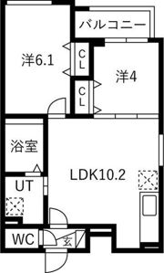 プレミア大日の間取り画像