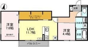ピアチェーレ守口の間取り画像