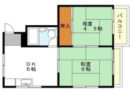 野堂ハイツの間取り画像