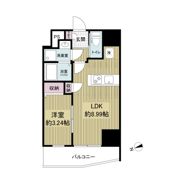 ArtizA西長堀の間取り画像