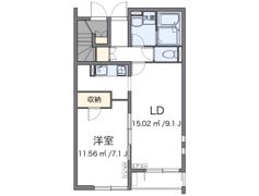 クレイノプレジオBの間取り画像