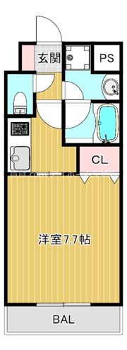 プレジオ都島の間取り画像